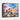 Arctic Whirls: Polar Symphony in Color Framed Canvas (Black) / 20 x 16