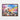 Arctic Whirls: Polar Symphony in Color Framed Canvas (Walnut) / 32 x 24
