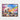 Arctic Whirls: Polar Symphony in Color Framed Canvas (Walnut) / 20 x 16