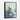 Arctic Sentinel: Polar Bear Portrait Framed Canvas (Black) / 24 x 32