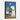 Starlit Family Gathering: Bears in Blue Framed Canvas (Black) / 32 x 48