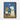 Starlit Family Gathering: Bears in Blue Framed Canvas (Black) / 18 x 24