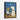 Starlit Family Gathering: Bears in Blue Framed Canvas (Black) / 24 x 32
