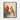 Cardinal Couple on a Whispering Pine Framed Canvas (Black) / 11 x 14