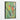 Vibrant Avian Dialogue in Green Framed Canvas (Black) / 32 x 48
