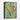 Vibrant Avian Dialogue in Green Framed Canvas (Black) / 16 x 20