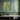 Vibrant Avian Dialogue in Green Framed Canvas (Black) / 16 x 20