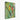 Vibrant Avian Dialogue in Green Canvas Wrap / 24 x 32