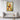 Whimsical Cardinal in Autumn Bliss Framed Canvas (Black) / 20 x 30