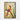 Whimsical Cardinal in Autumn Bliss Framed Canvas (Black) / 32 x 48