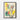 Vivid Cardinal Trio in Abstract Framed Canvas (Black) / 18 x 24