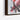 Crimson Cardinal in Abstract Expression Framed Canvas (Black) / 32 x 48