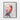 Crimson Cardinal in Abstract Expression Framed Canvas (Black) / 16 x 20