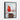 Crimson Cardinal on Snow-Dusted Branch Framed Canvas (Black) / 24 x 32