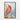 Vivid Winter Cardinal Perched Framed Canvas (Black) / 32 x 48