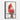 Vivid Cardinal on Snowy Branch Framed Canvas (Black) / 20 x 30