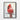 Vivid Cardinal on Snowy Branch Framed Canvas (Black) / 30 x 40