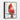 Vivid Cardinal on Snowy Branch Framed Canvas (Black) / 11 x 14
