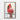 Vivid Cardinal on Snowy Branch Framed Canvas (Walnut) / 32 x 48