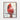 Vivid Cardinal on Snowy Branch Framed Canvas (Walnut) / 16 x 20