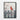 Winter Cardinal on Wintery Fence Framed Canvas (Black) / 24 x 32