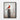 Winter Crimson Cardinal Perch Framed Canvas (Black) / 30 x 40
