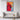 Vivid Crimson Cardinal Portrait Framed Canvas (Black) / 32 x 48