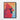 Vivid Crimson Cardinal Portrait Framed Canvas (Black) / 30 x 40