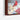 Winter Cardinal's Snowy Holiday Home Framed Canvas (Walnut) / 32 x 24