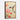 Hummingbird Amidst Blossoming Poppies Framed Canvas (Walnut) / 20 x 30