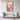 Flutter of Colors: Hummingbird Elegance Framed Canvas (Walnut) / 20 x 30