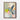Modern Abstract Dance of Colors Framed Canvas (Walnut) / 30 x 40
