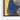 Majestic Blue Peacock on Golden Framed Canvas (Black) / 32 x 48