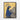 Majestic Blue Peacock on Golden Framed Canvas (Black) / 24 x 32