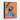 Vivid Expressionist Peacock Portrait Framed Canvas (Black) / 16 x 20