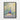 Majestic Peacock in Impressionist Blooms Framed Canvas (Black) / 24 x 32