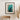 Regal Blue Peacock on Turquoise Canvas Fine Art Print / 30 x 40
