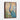Majestic Blue Peacock Tapestry Framed Canvas (Walnut) / 24 x 32