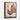 Vibrant Peacock in Abstract Hues Framed Canvas (Black) / 30 x 40