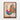 Vibrant Peacock in Abstract Hues Framed Canvas (Walnut) / 18 x 24
