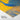 Magical Blue Peacock on Yellow Fine Art Print / 20 x 30