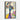 Whimsical Peacock in Abstract Colors Framed Canvas (Black) / 20 x 30