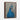 Majestic Blue Peacock Portrait Framed Canvas (Walnut) / 30 x 40