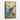 Emerald Flutter on Golden Blooms Framed Canvas (Walnut) / 32 x 48