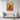 Vibrant Hummingbird in Blossoming Garden Framed Canvas (Black) / 30 x 40