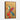 Vibrant Hummingbird in Blossoming Garden Framed Canvas (Walnut) / 32 x 48