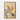 Azure Flutter in Golden Blossoms Framed Canvas (Black) / 20 x 30