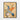 Azure Flutter in Golden Blossoms Framed Canvas (Black) / 11 x 14