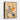 Azure Flutter in Golden Blossoms Framed Canvas (Black) / 16 x 20