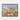 Patchwork Pastures and Playful Cows Framed Canvas (Black) / 14 x 11